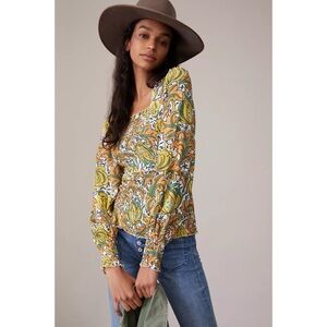Anthropologie Rayna Relaxed Blouse